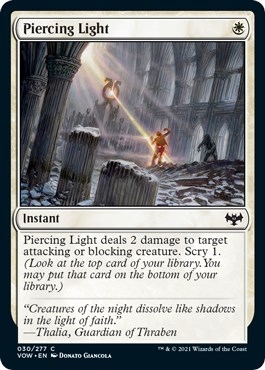 Piercing Light [Innistrad: Crimson Vow]