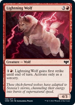 Lightning Wolf [Innistrad: Crimson Vow]