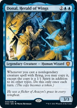 Donal, Herald of Wings [Innistrad: Crimson Vow Commander]