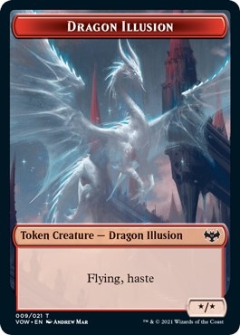 Dragon Illusion Token [Innistrad: Crimson Vow Tokens]