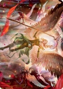 Sigarda's Summons Art Card [Innistrad: Crimson Vow Art Series]