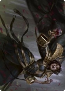 Bloodcrazed Socialite Art Card [Innistrad: Crimson Vow Art Series]