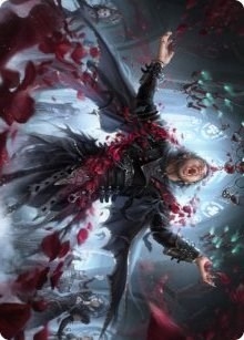 Bloodsoaked Reveler Art Card [Innistrad: Crimson Vow Art Series]