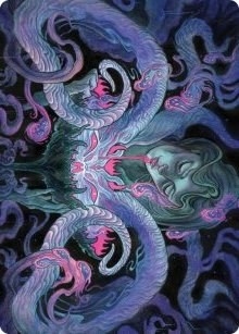 Demonic Bargain Art Card [Innistrad: Crimson Vow Art Series]