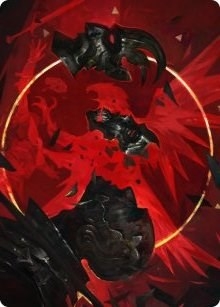Abrade Art Card [Innistrad: Crimson Vow Art Series]