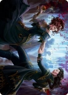 Falkenrath Celebrants 1 Art Card [Innistrad: Crimson Vow Art Series]