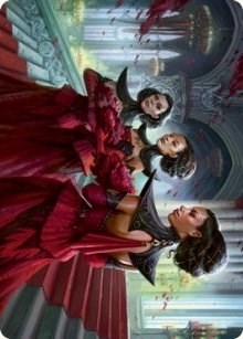 Olivia's Attendants Art Card [Innistrad: Crimson Vow Art Series]