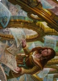 Cartographer's Survey Art Card [Innistrad: Crimson Vow Art Series]