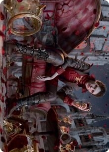 Anje, Maid of Dishonor Art Card [Innistrad: Crimson Vow Art Series]