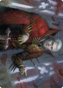 Edgar, Charmed Groom 1 Art Card [Innistrad: Crimson Vow Art Series]