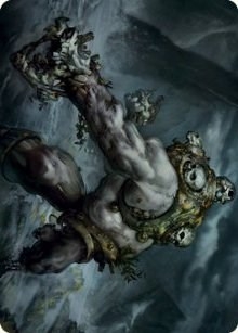 Skull Skaab Art Card [Innistrad: Crimson Vow Art Series]