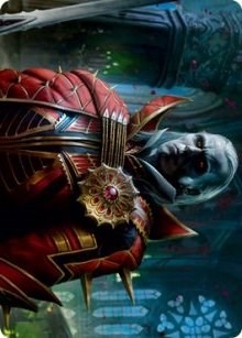 Edgar, Charmed Groom 2 Art Card [Innistrad: Crimson Vow Art Series]