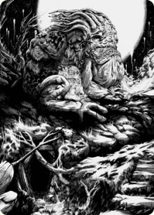 Grolnok, the Omnivore Art Card [Innistrad: Crimson Vow Art Series]