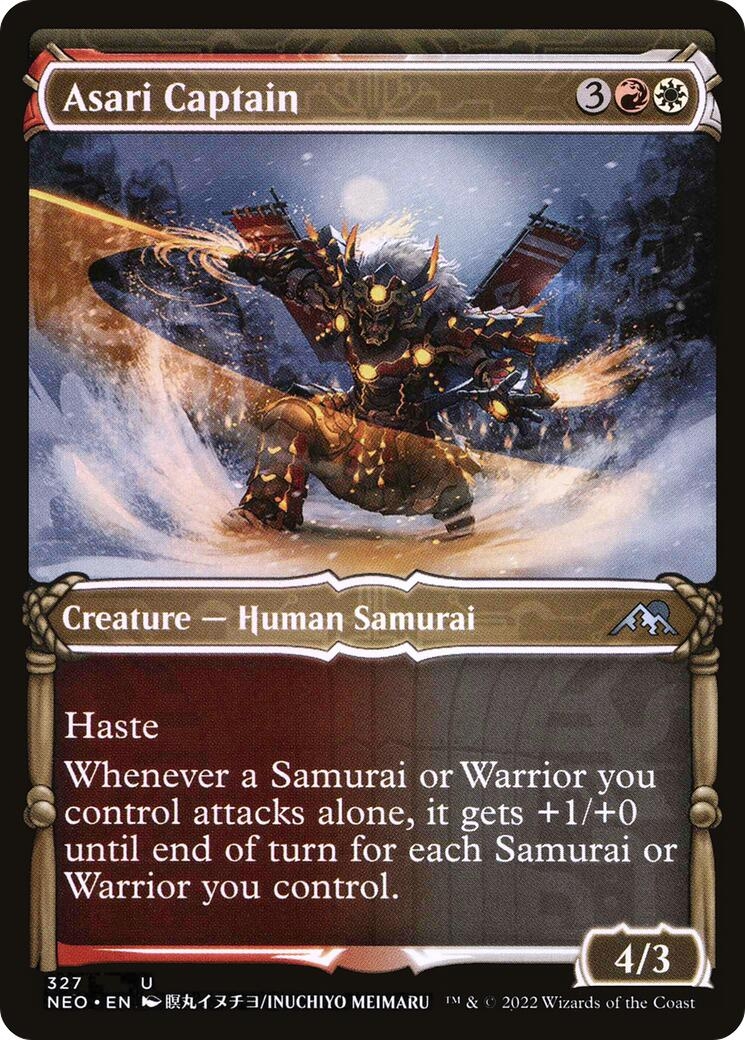 Asari Captain (Showcase Samurai) [Kamigawa: Neon Dynasty]