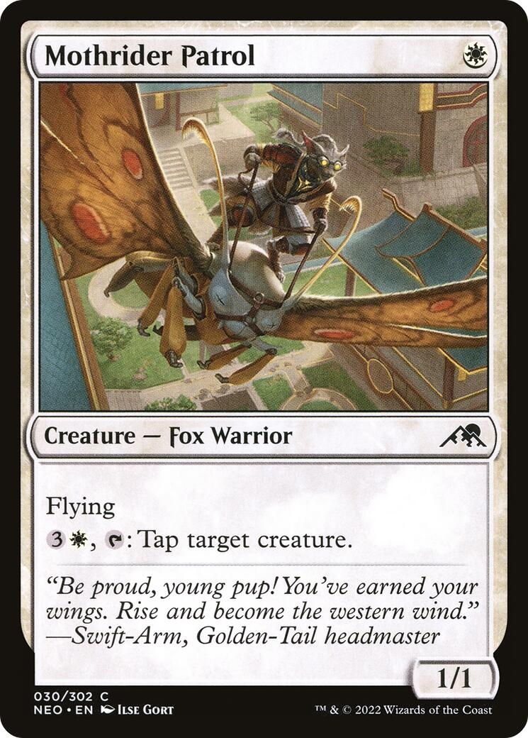 Mothrider Patrol [Kamigawa: Neon Dynasty]