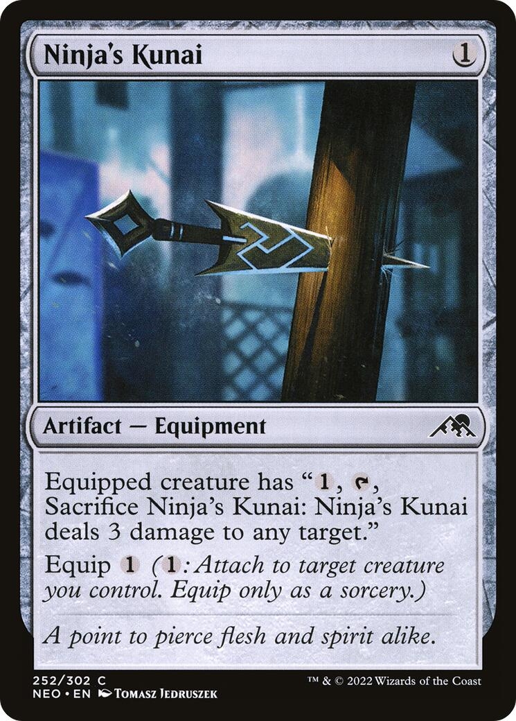 Ninja's Kunai [Kamigawa: Neon Dynasty]