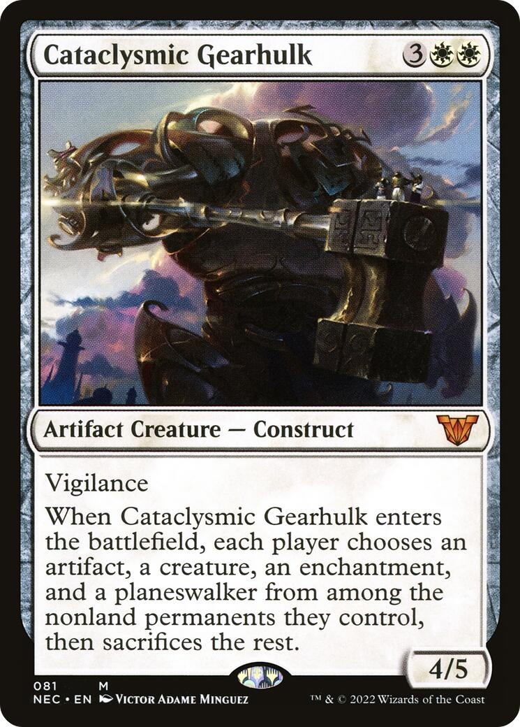 Cataclysmic Gearhulk [Kamigawa: Neon Dynasty Commander]