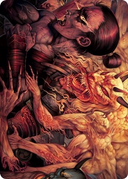 Gift of Wrath Art Card [Kamigawa: Neon Dynasty Art Series]