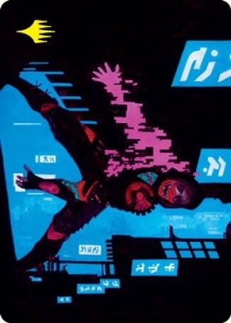 Return to Action Art Card (Gold-Stamped Signature) [Kamigawa: Neon Dynasty Art Series]