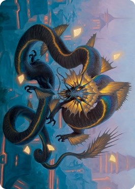 Ao, the Dawn Sky 1 Art Card [Kamigawa: Neon Dynasty Art Series]