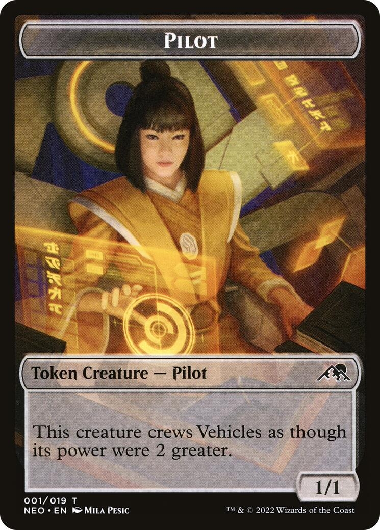 Pilot Token [Kamigawa: Neon Dynasty Tokens]