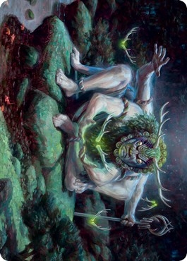 Myojin of Towering Might Art Card [Kamigawa: Neon Dynasty Art Series]