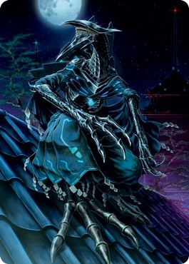 Jin-Gitaxias, Progress Tyrant Art Card [Kamigawa: Neon Dynasty Art Series]