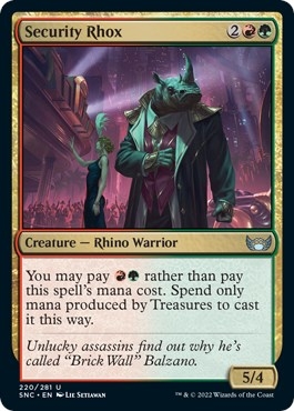 Security Rhox [Streets of New Capenna]