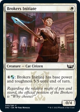 Brokers Initiate [Streets of New Capenna]