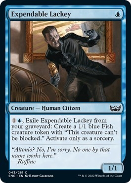 Expendable Lackey [Streets of New Capenna]