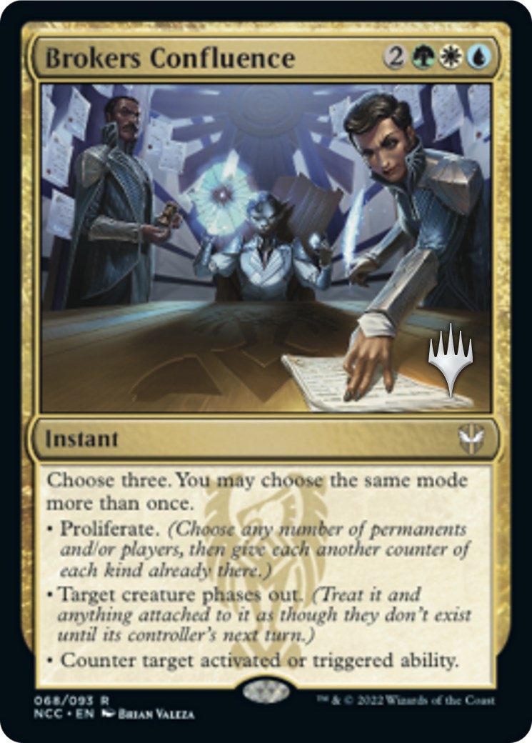 Brokers Confluence (Promo Pack) [Streets of New Capenna Commander Promos]