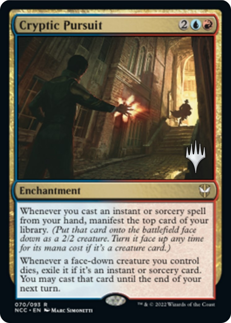 Cryptic Pursuit (Promo Pack) [Streets of New Capenna Commander Promos]