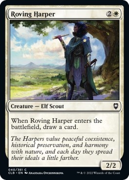 Roving Harper [Commander Legends: Battle for Baldur's Gate]