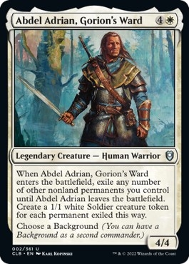 Abdel Adrian, Gorion's Ward [Commander Legends: Battle for Baldur's Gate]