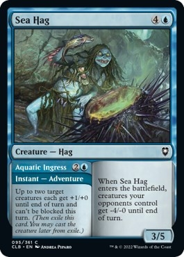 Sea Hag // Aquatic Ingress [Commander Legends: Battle for Baldur's Gate]
