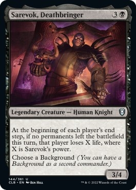 Sarevok, Deathbringer [Commander Legends: Battle for Baldur's Gate]