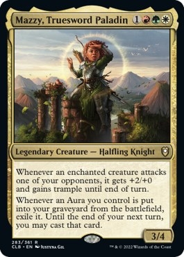 Mazzy, Truesword Paladin [Commander Legends: Battle for Baldur's Gate]