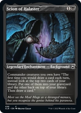 Scion of Halaster (Foil Etched) [Commander Legends: Battle for Baldur's Gate]