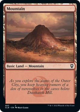 Mountain (463) [Commander Legends: Battle for Baldur's Gate]