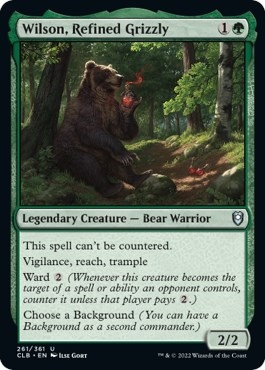 Wilson, Refined Grizzly [Commander Legends: Battle for Baldur's Gate]