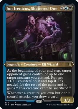 Jon Irenicus, Shattered One (Foil Etched) [Commander Legends: Battle for Baldur's Gate]