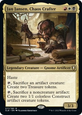 Jan Jansen, Chaos Crafter [Commander Legends: Battle for Baldur's Gate]