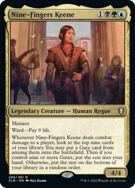 Nine-Fingers Keene [Commander Legends: Battle for Baldur's Gate]