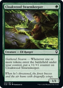 Cloakwood Swarmkeeper [Commander Legends: Battle for Baldur's Gate]