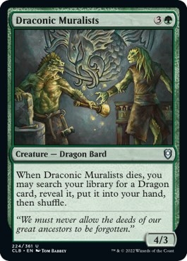 Draconic Muralists [Commander Legends: Battle for Baldur's Gate]
