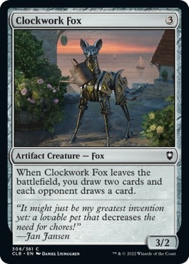 Clockwork Fox [Commander Legends: Battle for Baldur's Gate]