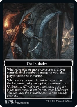 The Initiative // Undercity Double-Sided Token [Commander Legends: Battle for Baldur's Gate Tokens]