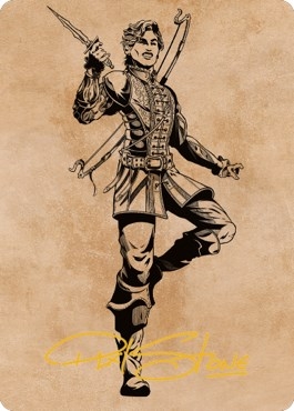 Astarion, the Decadent Art Card (Gold-Stamped Signature) [Commander Legends: Battle for Baldur's Gate Art Series]