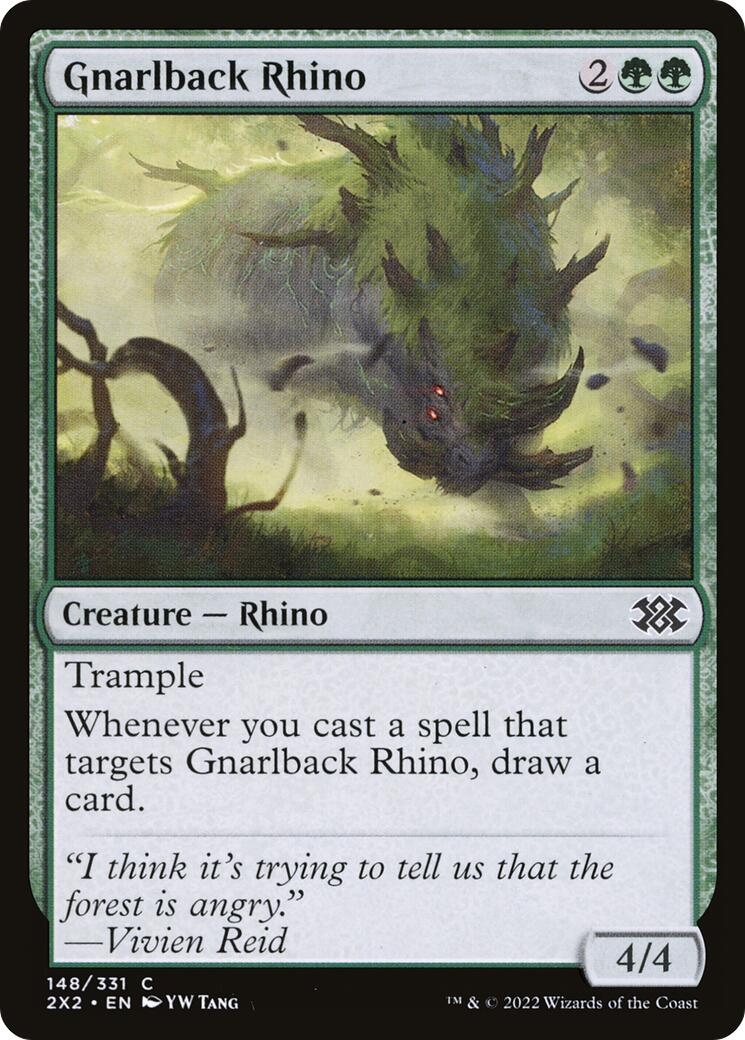 Gnarlback Rhino [Double Masters 2022]
