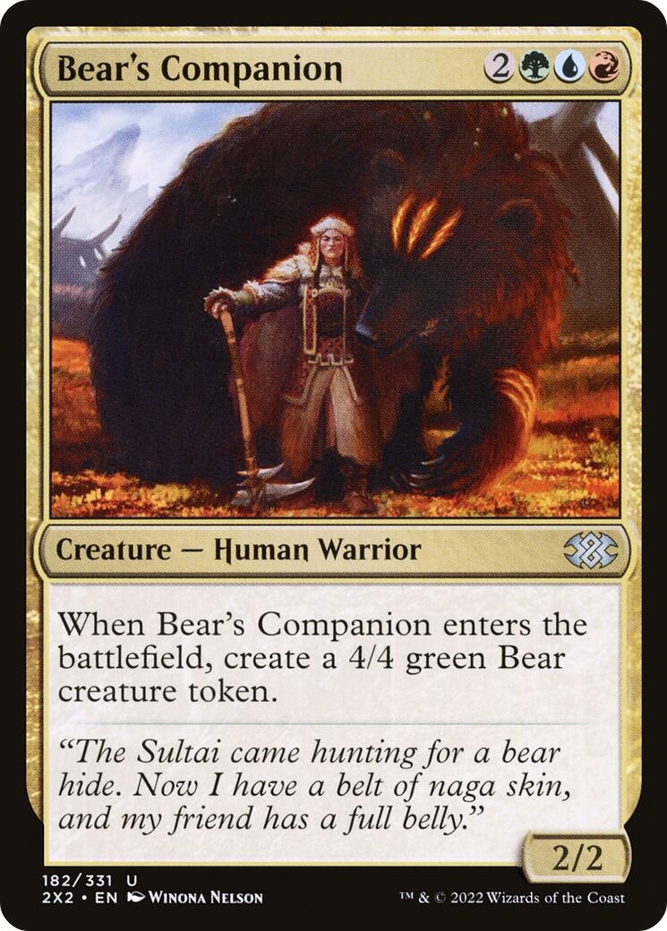 Bear's Companion [Double Masters 2022]